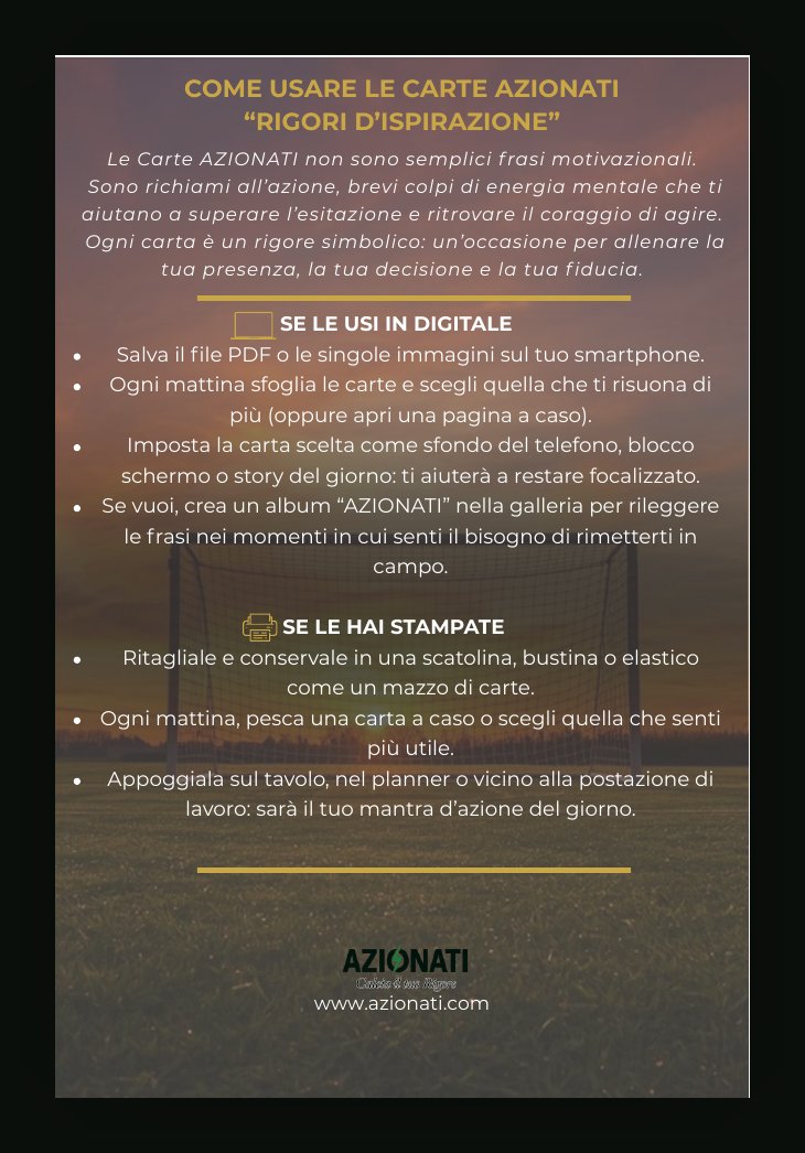 BUNDLE AZIONATI - Calcia il tuo Rigore